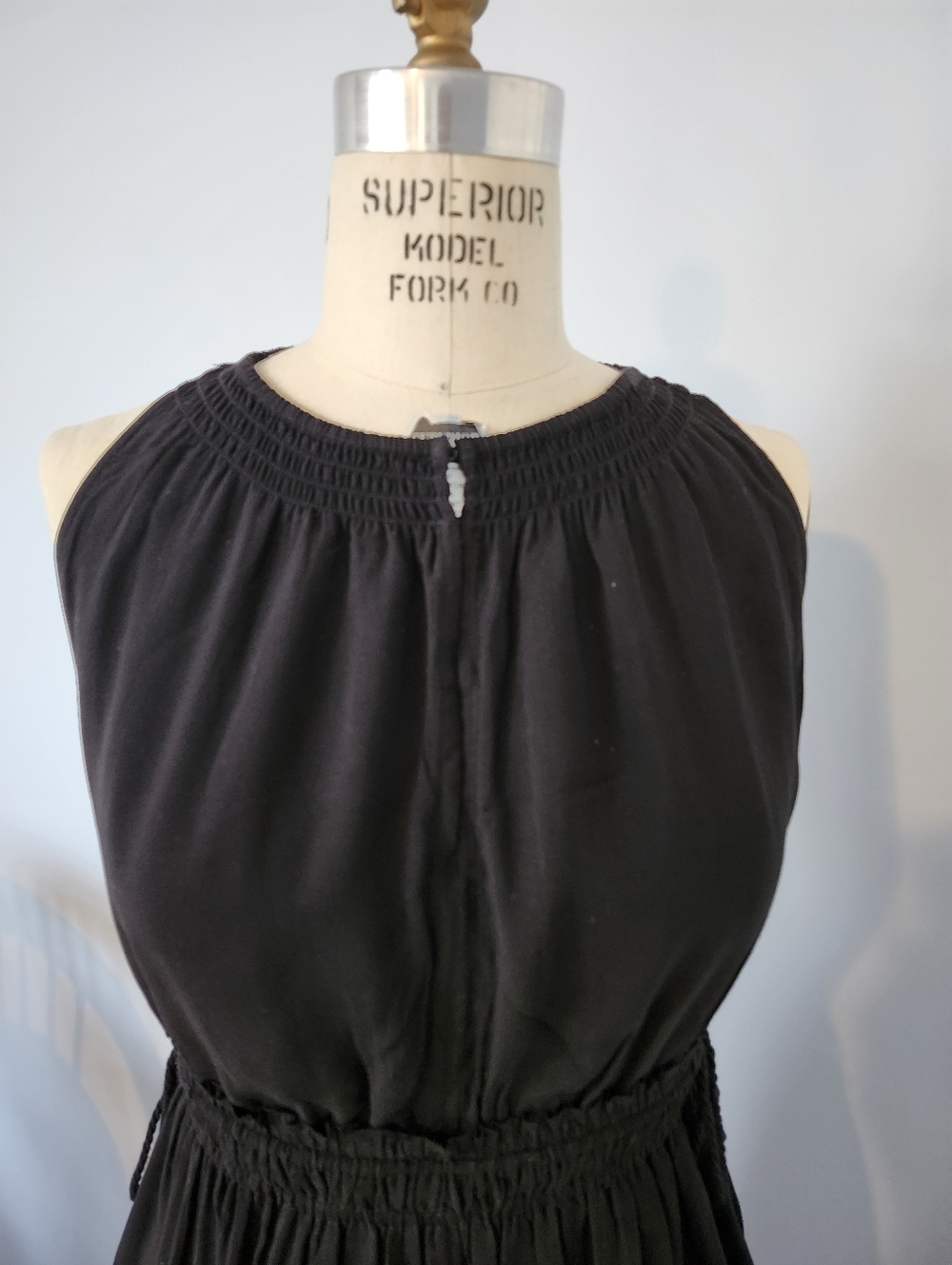 Club Monaco Black Elastic Midi Dres 00 size - Picture 7 of 12